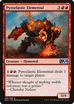 Glossy Finish Core Set 2020 Pyroclastic Elemental ( #296 )