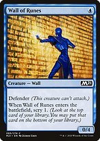 Glossy Finish Core Set 2021 Wall of Runes ( #85 )