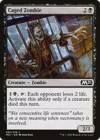 Glossy Finish Core Set 2021 Caged Zombie ( #91 )
