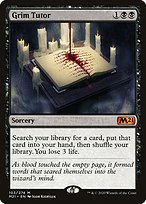Glossy Finish Core Set 2021 Grim Tutor ( #103 )