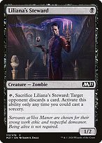 Glossy Finish Core Set 2021 Liliana's Steward ( #111 )