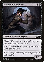 Glossy Finish Core Set 2021 Masked Blackguard ( #113 )
