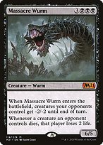 Glossy Finish Core Set 2021 Massacre Wurm ( #114 )