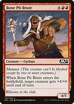 Glossy Finish Core Set 2021 Bone Pit Brute ( #132 )