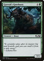 Glossy Finish Core Set 2021 Garruk's Gorehorn ( #184 )