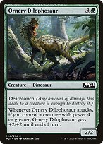 Glossy Finish Core Set 2021 Ornery Dilophosaur ( #194 )