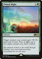 Glossy Finish Core Set 2021 Primal Might ( #197 )