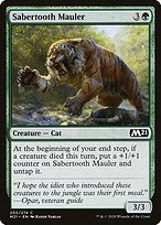 Glossy Finish Core Set 2021 Sabertooth Mauler ( #202 )