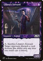 Glossy Finish Core Set 2021 Liliana's Steward ( #300 )