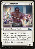 Glossy Finish Core Set 2021 Sigiled Contender ( #323 )