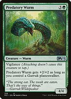Glossy Finish Core Set 2021 Predatory Wurm ( #338 )