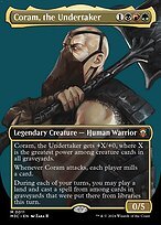 Glossy Finish Modern Horizons 3 Commander Coram, the Undertaker ( #11 )