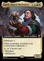 Glossy Finish Modern Horizons 3 Commander Cayth, Famed Mechanist ( #26 )