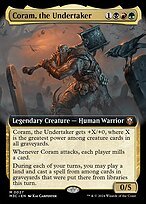 Glossy Finish Modern Horizons 3 Commander Coram, the Undertaker ( #27 )
