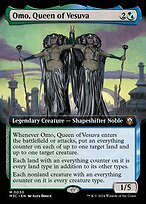 Glossy Finish Modern Horizons 3 Commander Omo, Queen of Vesuva ( #30 )