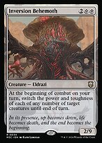 Glossy Finish Modern Horizons 3 Commander Inversion Behemoth ( #34 )