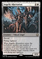 Glossy Finish Modern Horizons 3 Commander Angelic Aberration ( #39 )