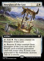 Glossy Finish Modern Horizons 3 Commander Hourglass of the Lost ( #40 )