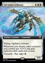 Glossy Finish Modern Horizons 3 Commander Salvation Colossus ( #43 )