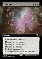 Glossy Finish Modern Horizons 3 Commander Final Act ( #52 )