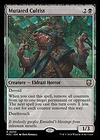 Glossy Finish Modern Horizons 3 Commander Mutated Cultist ( #53 )