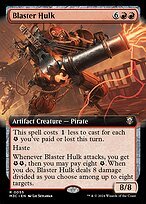 Glossy Finish Modern Horizons 3 Commander Blaster Hulk ( #55 )