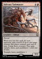 Glossy Finish Modern Horizons 3 Commander Hideous Taskmaster ( #57 )