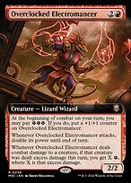 Glossy Finish Modern Horizons 3 Commander Overclocked Electromancer ( #58 )