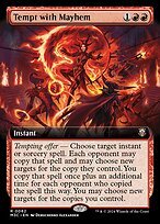 Glossy Finish Modern Horizons 3 Commander Tempt with Mayhem ( #62 )