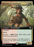 Glossy Finish Modern Horizons 3 Commander Bloodbraid Challenger ( #70 )