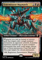 Glossy Finish Modern Horizons 3 Commander Exterminator Magmarch ( #72 )