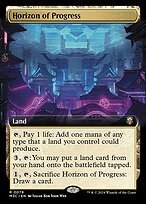 Glossy Finish Modern Horizons 3 Commander Horizon of Progress ( #78 )