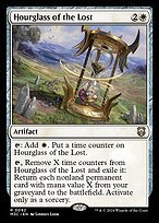 Glossy Finish Modern Horizons 3 Commander Hourglass of the Lost ( #92 )