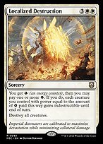 Glossy Finish Modern Horizons 3 Commander Localized Destruction ( #93 )