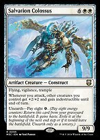 Glossy Finish Modern Horizons 3 Commander Salvation Colossus ( #95 )