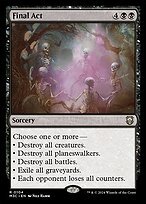 Glossy Finish Modern Horizons 3 Commander Final Act ( #104 )