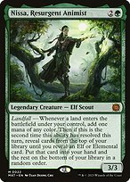 Glossy Finish March of the Machine: The Aftermath Nissa, Resurgent Animist ( #22 )