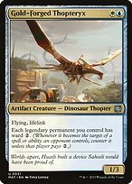 Glossy Finish March of the Machine: The Aftermath Gold-Forged Thopteryx ( #31 )