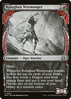 Glossy Finish March of the Machine: The Aftermath Kolaghan Warmonger ( #67 )