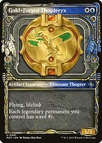 Glossy Finish March of the Machine: The Aftermath Gold-Forged Thopteryx ( #81 )