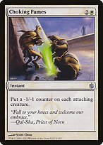 Glossy Finish Mirrodin Besieged Choking Fumes ( #4 )