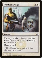 Glossy Finish Mirrodin Besieged Frantic Salvage ( #6 )