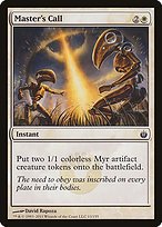 Glossy Finish Mirrodin Besieged Master's Call ( #13 )