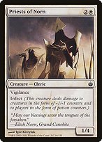 Glossy Finish Mirrodin Besieged Priests of Norn ( #16 )