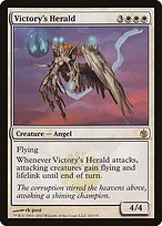 Glossy Finish Mirrodin Besieged Victory's Herald ( #18 )