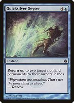Glossy Finish Mirrodin Besieged Quicksilver Geyser ( #30 )