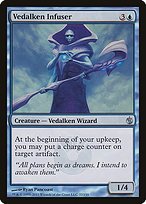 Glossy Finish Mirrodin Besieged Vedalken Infuser ( #37 )
