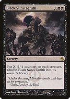 Glossy Finish Mirrodin Besieged Black Sun's Zenith ( #39 )