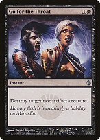 Glossy Finish Mirrodin Besieged Go for the Throat ( #43 )