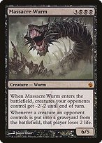 Glossy Finish Mirrodin Besieged Massacre Wurm ( #46 )